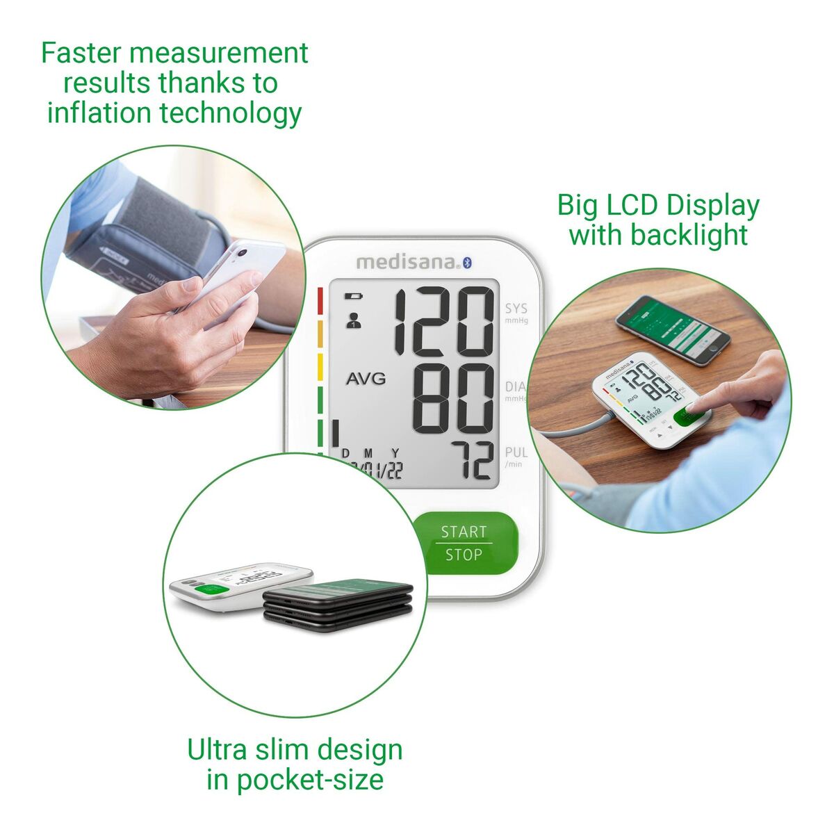 Medisana Arm Blood Pressure Monitor Medisana Bu 570 Connect