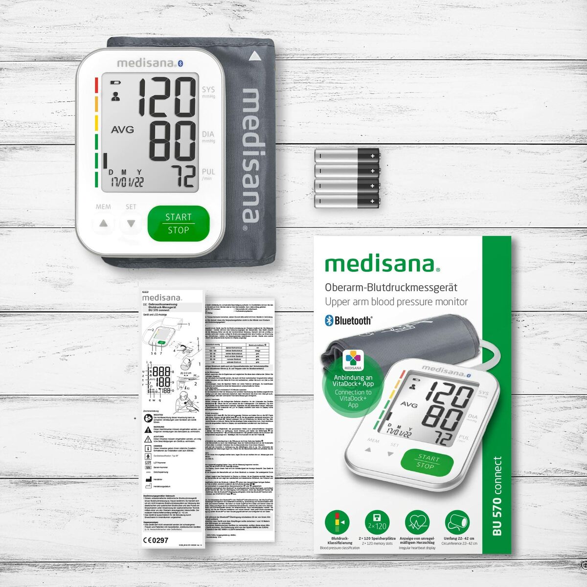 Medisana Arm Blood Pressure Monitor Medisana Bu 570 Connect